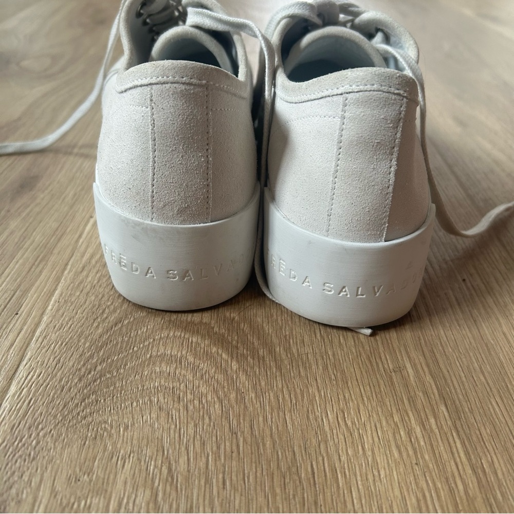 Freda Salvador | MIA LACE-UP PLATFORM SNEAKER IN SUEDE - Picture 6 of 9